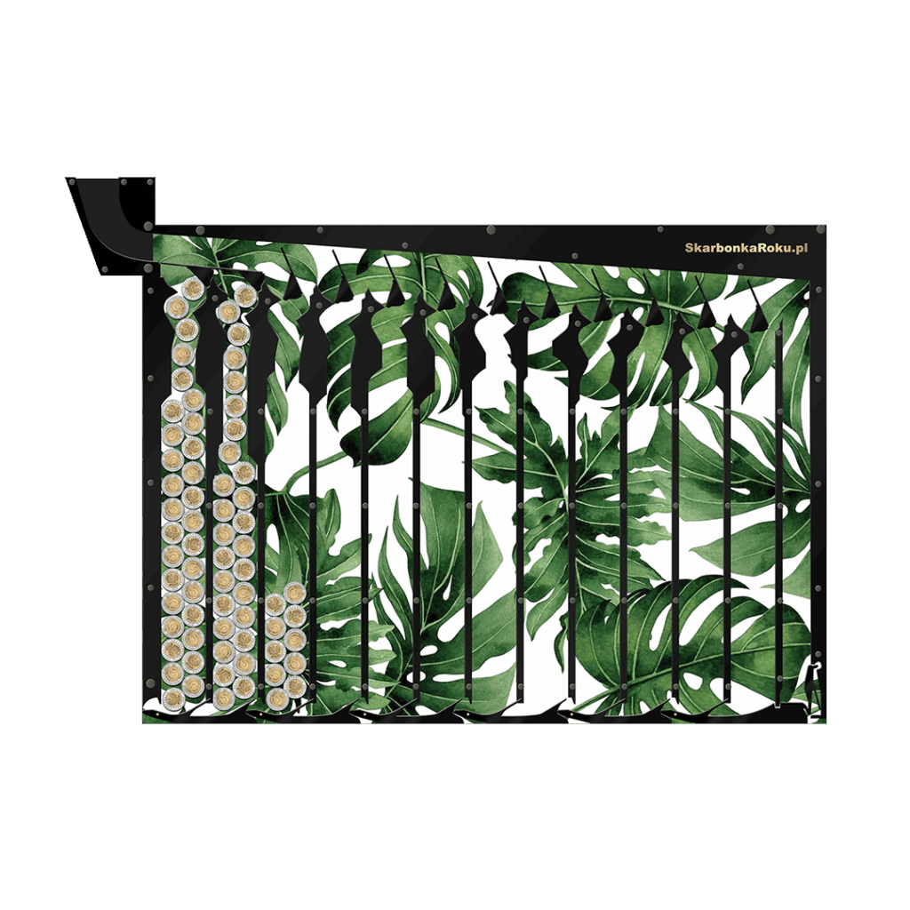 Skarbonka Ścienna Monstera