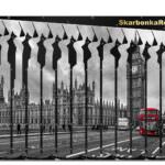 Skarbonka Ścienna z Londynem