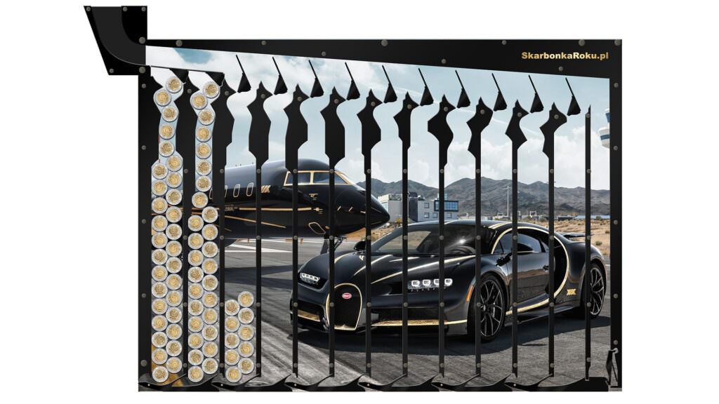 Prezent ze sportowym samochodem