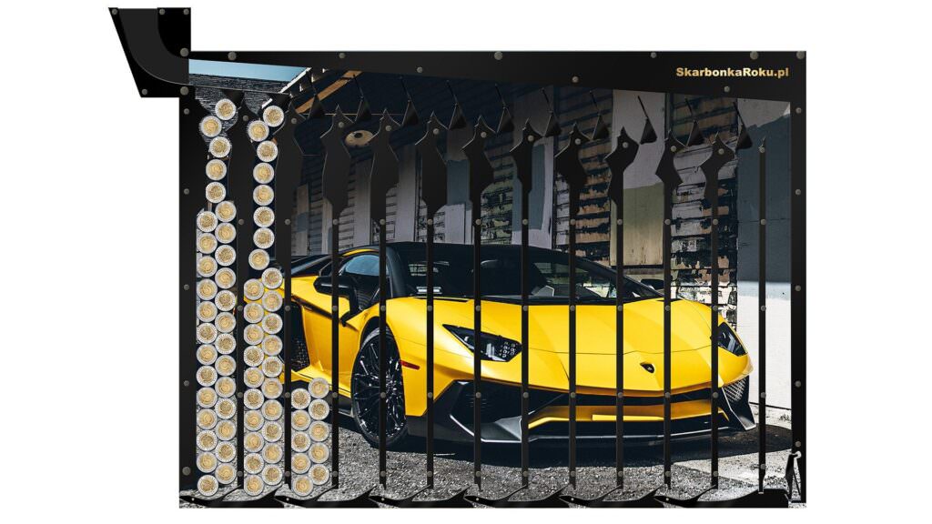 Skarbonka Ścienna Lamborghini