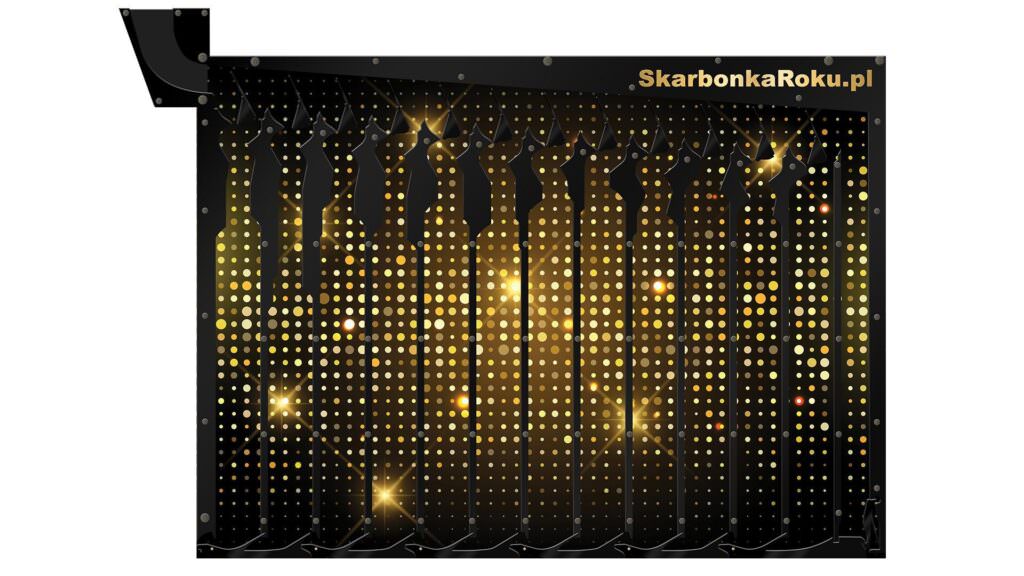 Skarbonka Ścienna Black & Gold