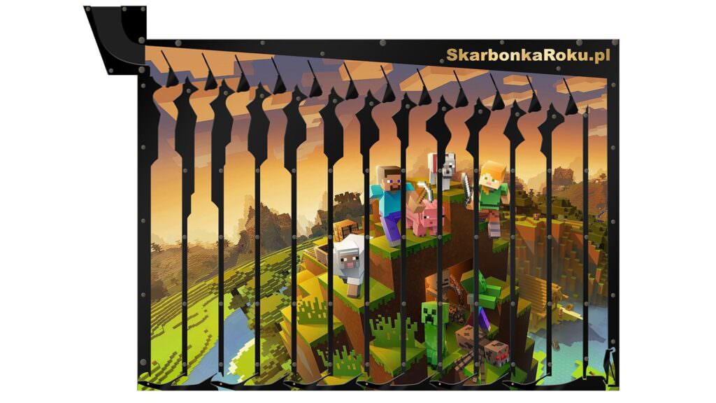 Skarbonka Ścienna Minecraft