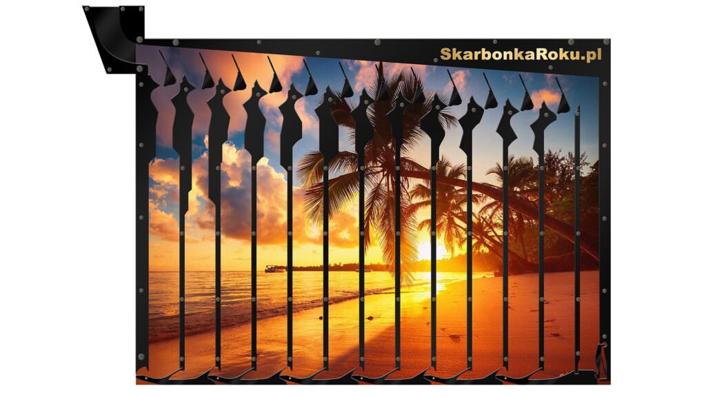 Skarbonka Ścienna Wakacyjna