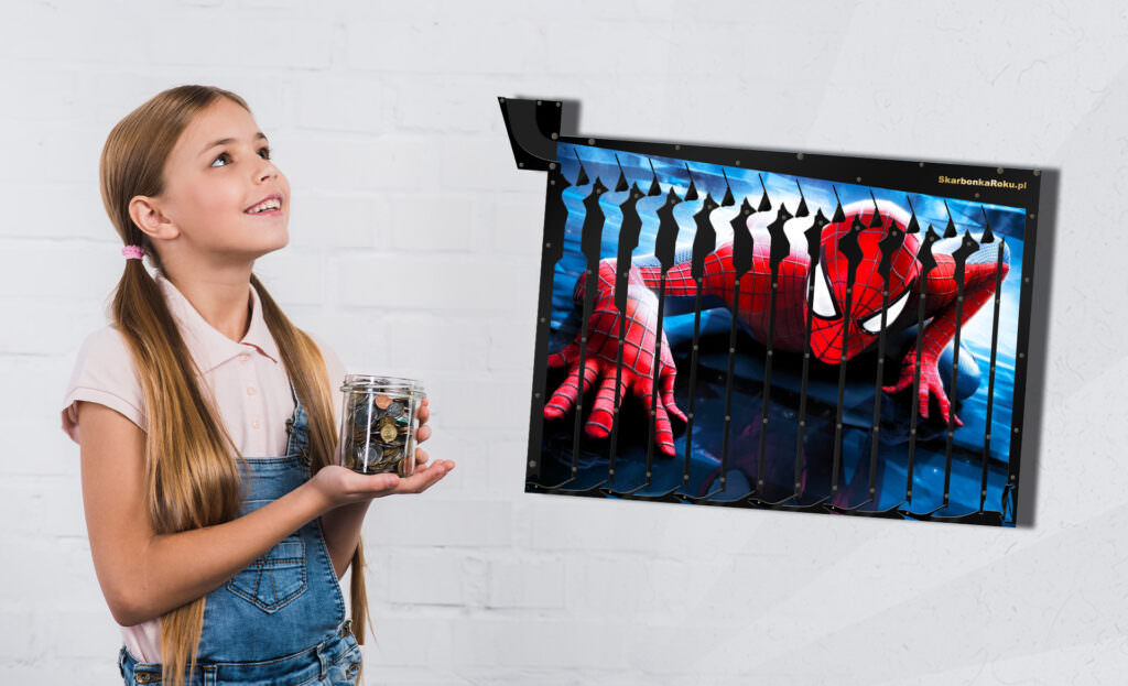 Oszczędzanie pieniędzy w skarbonce