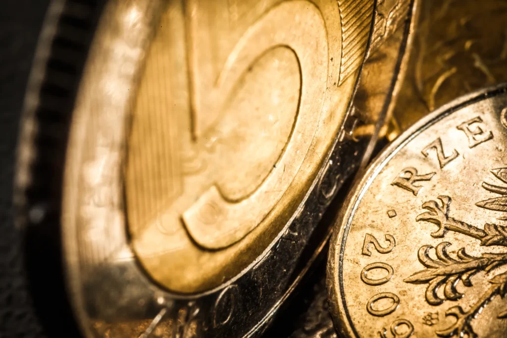 moneta pięciozłotowa