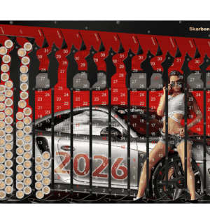 Kalendarz 2026 Kobieta z Autem