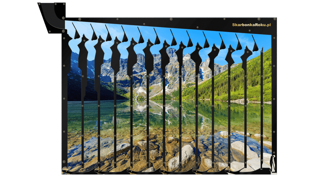 Skarbonka Ścienna Morskie Oko