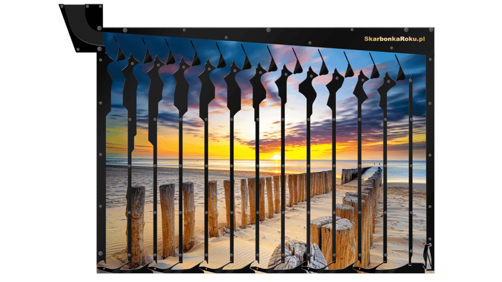 Skarbonka Ścienna Morze