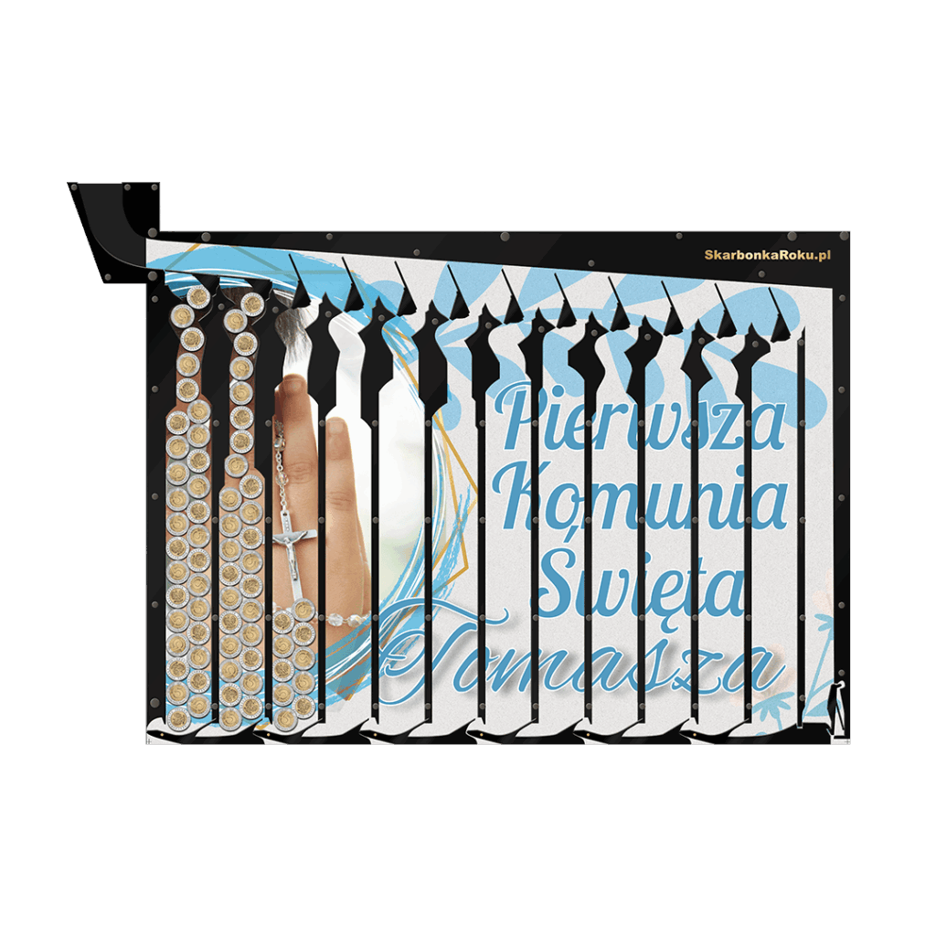 Skarbonka na Komunię dla chłopca