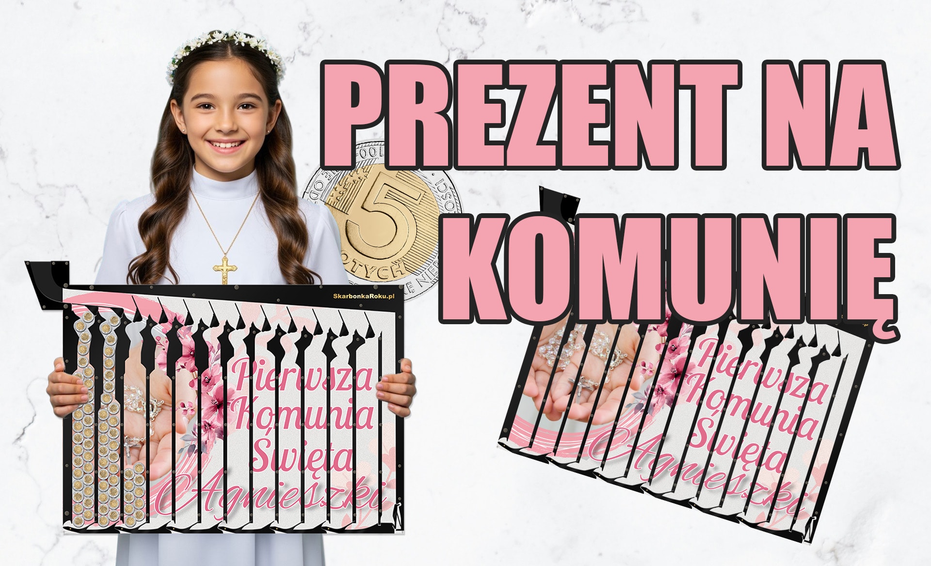Prezent na Komunię dla dziewczynki