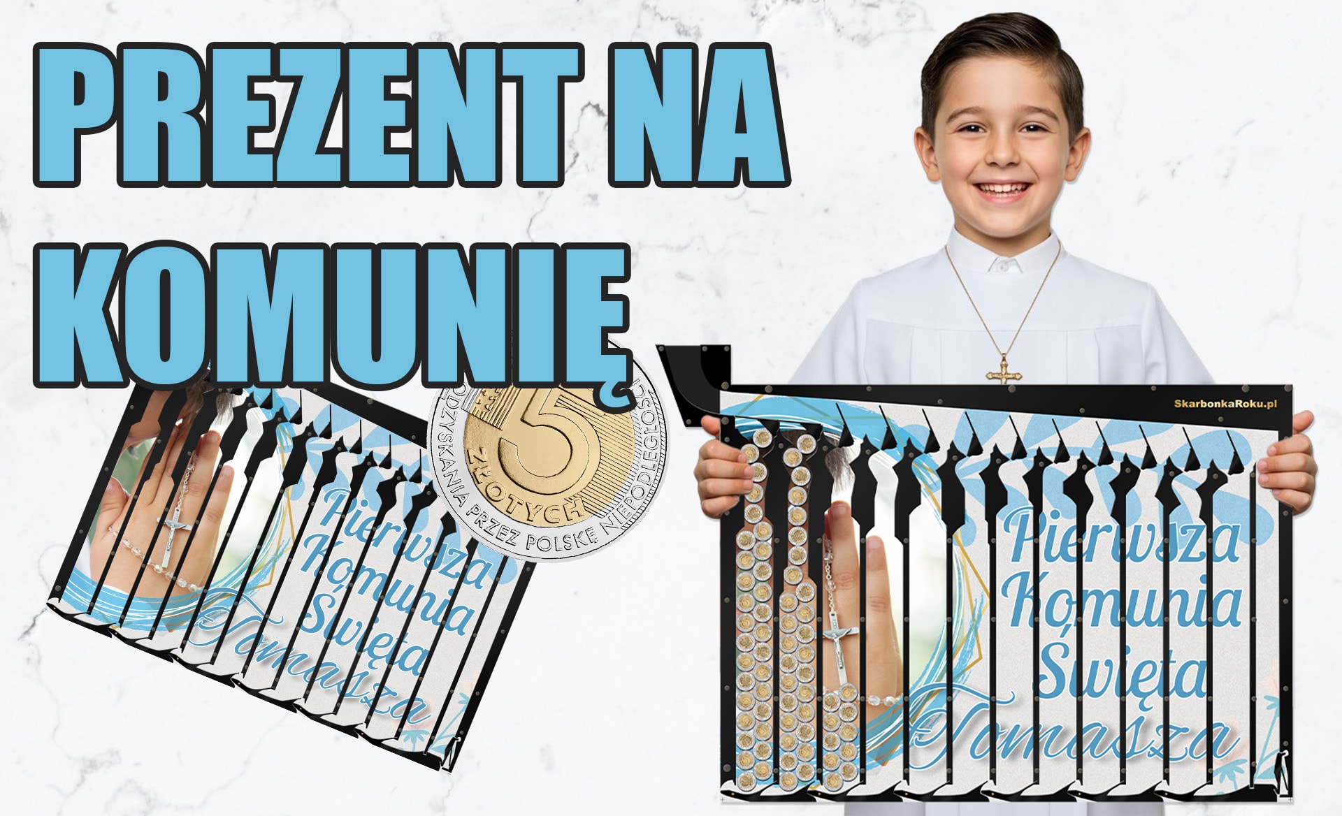 Prezent na Komunię dla chłopca