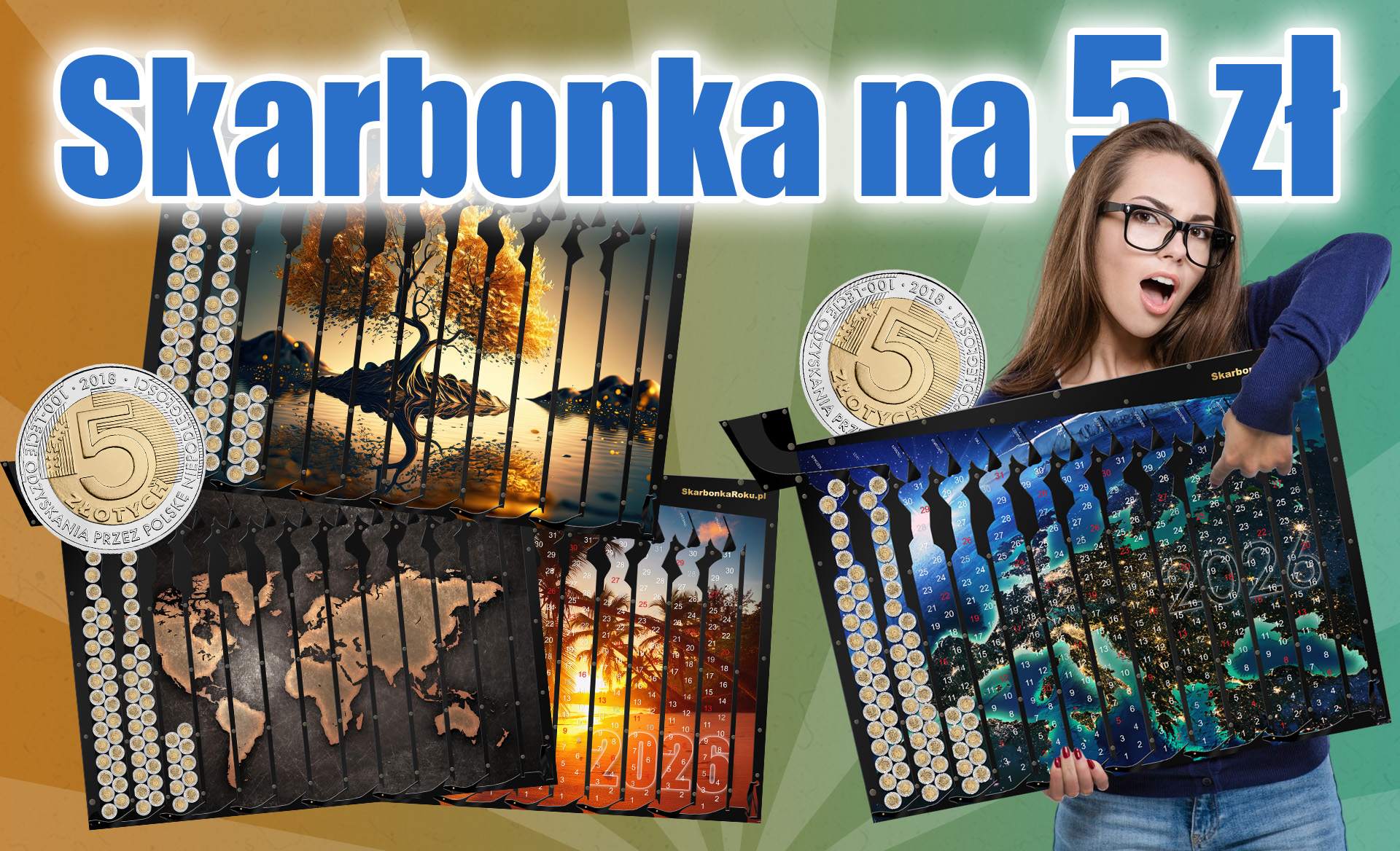 Skarbonka na 5 zł