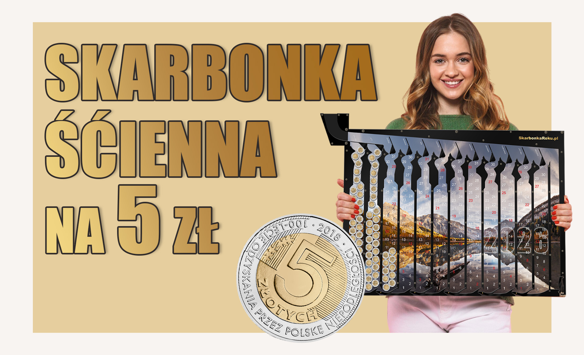 Skarbonka na 5 zł