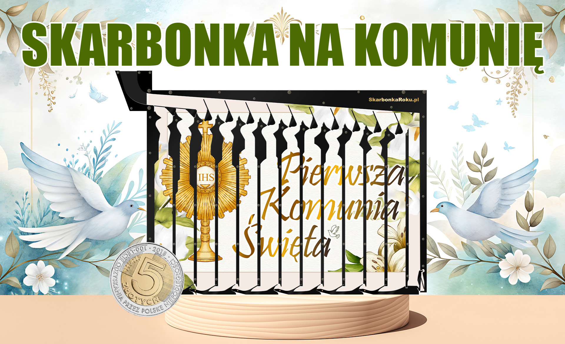 Skarbonka na Komunię