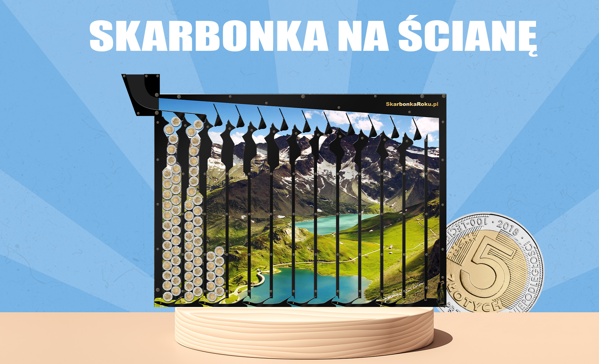 skarbonka na ścianę
