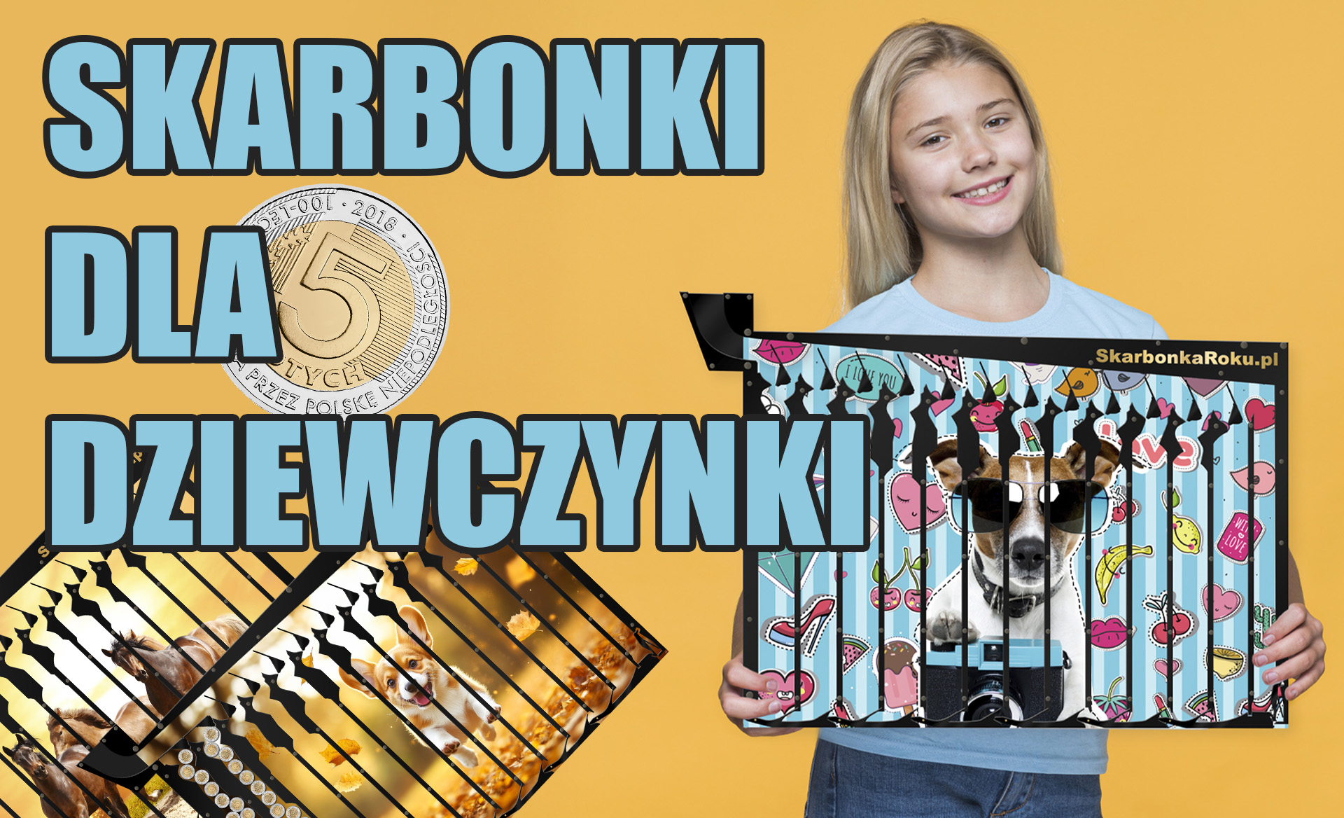 Skarbonki dla dziewczynki