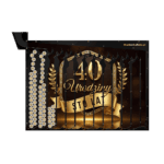 Skarbonka na 40 Urodziny Złota na 5 zł XXL na 1830 zł