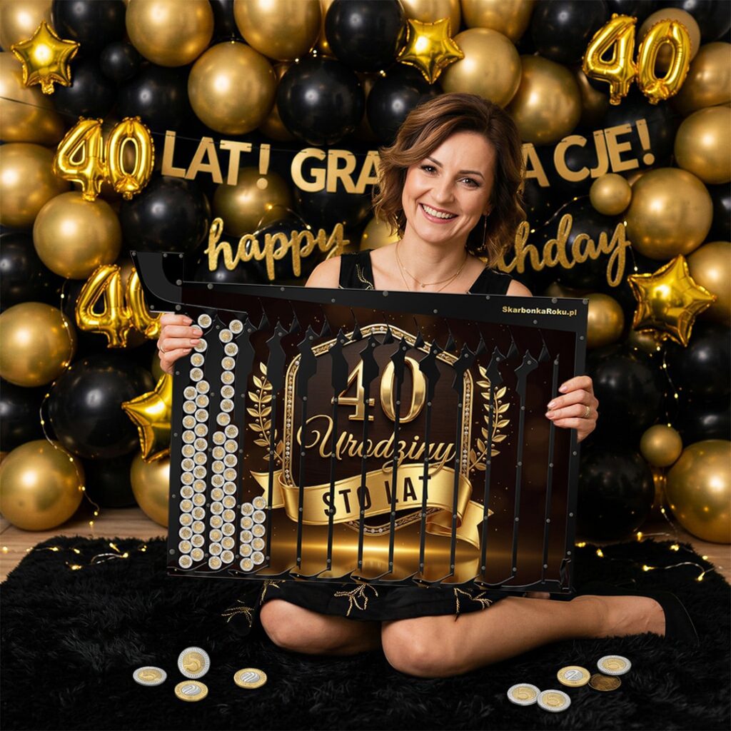 Skarbonka na 40 złota na 5 zł XXL na 1830 zł