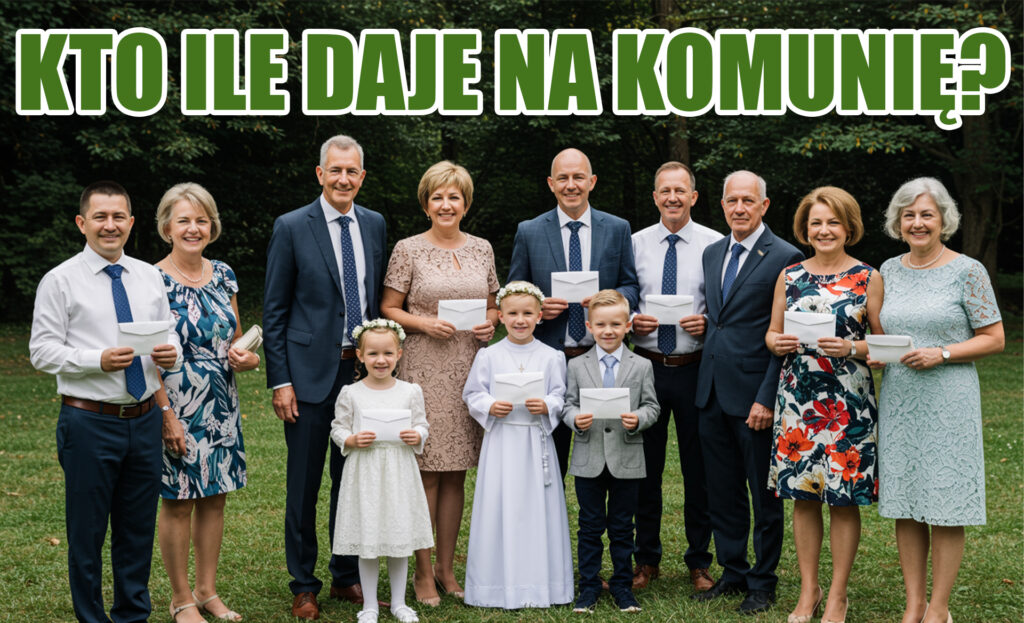 Kto ile daje na komunię?