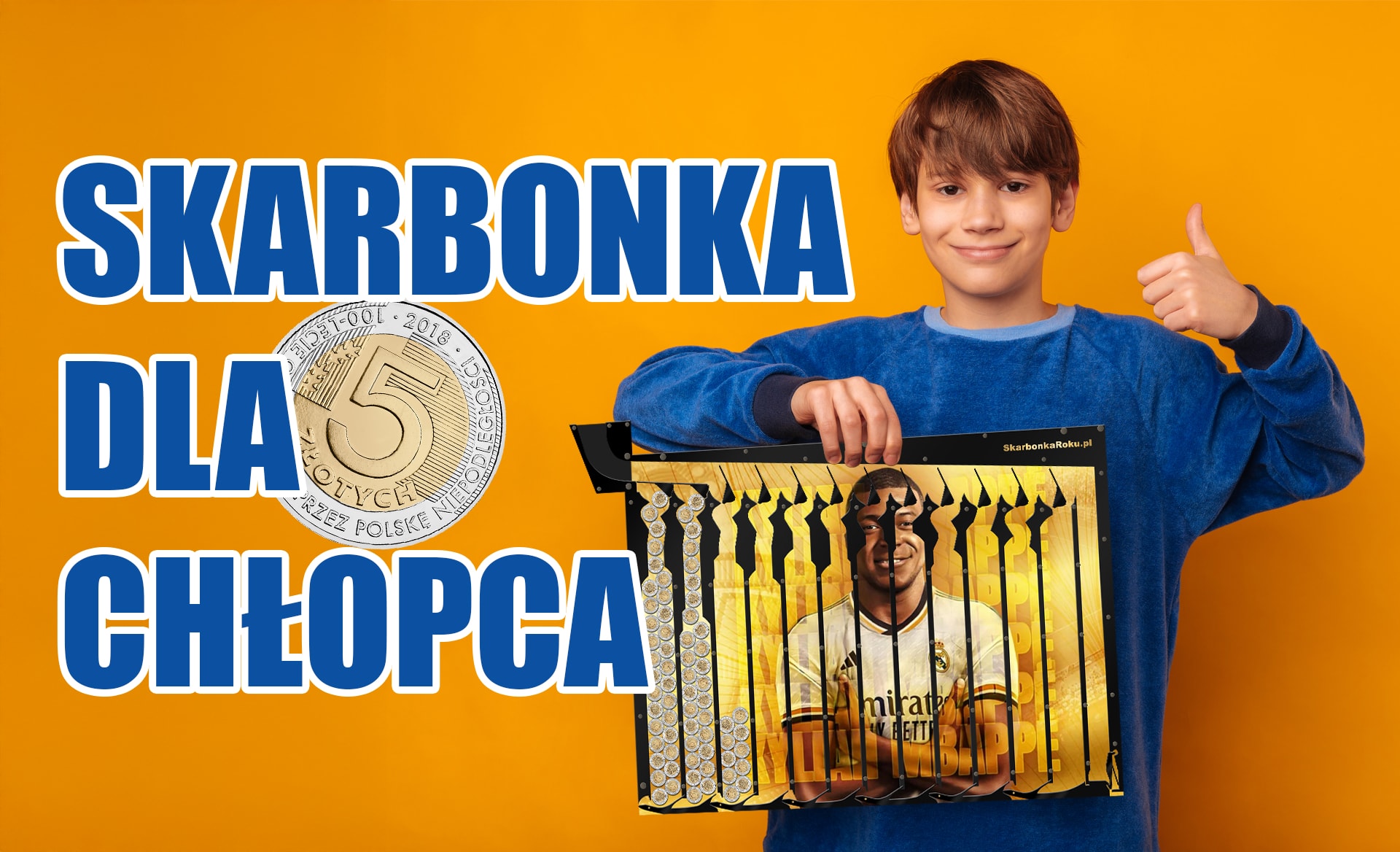 Skarbonka dla chłopca