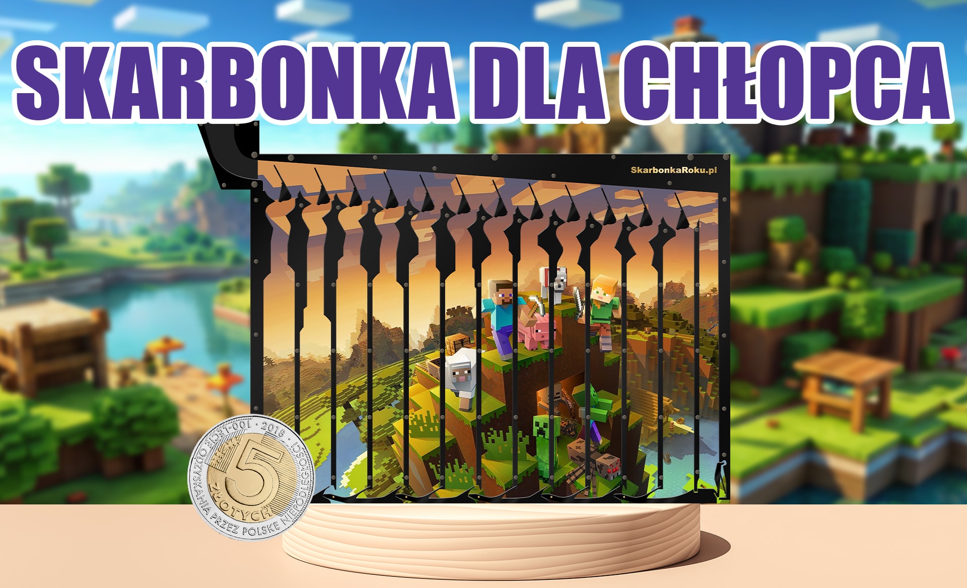 Skarbonka dla chłopca