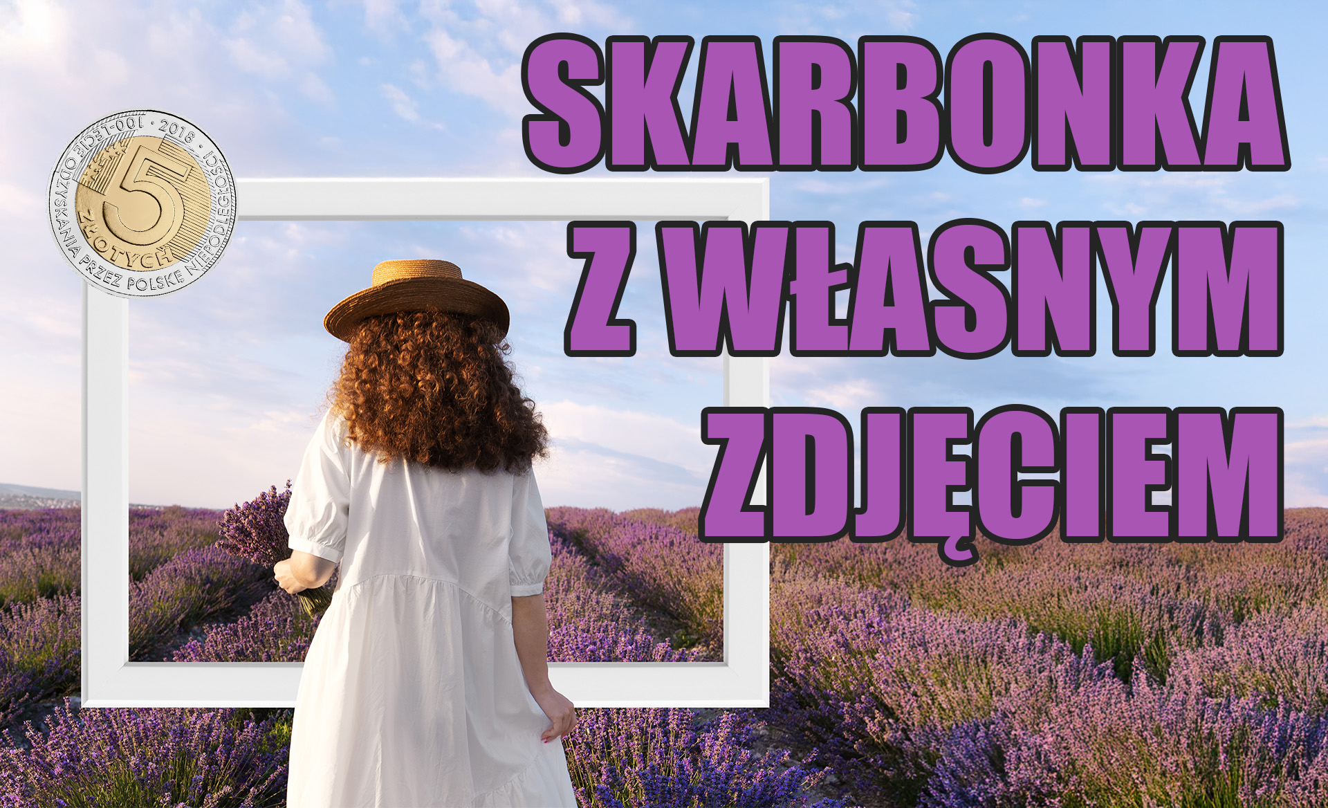 Skarbonka z własnym zdjęciem