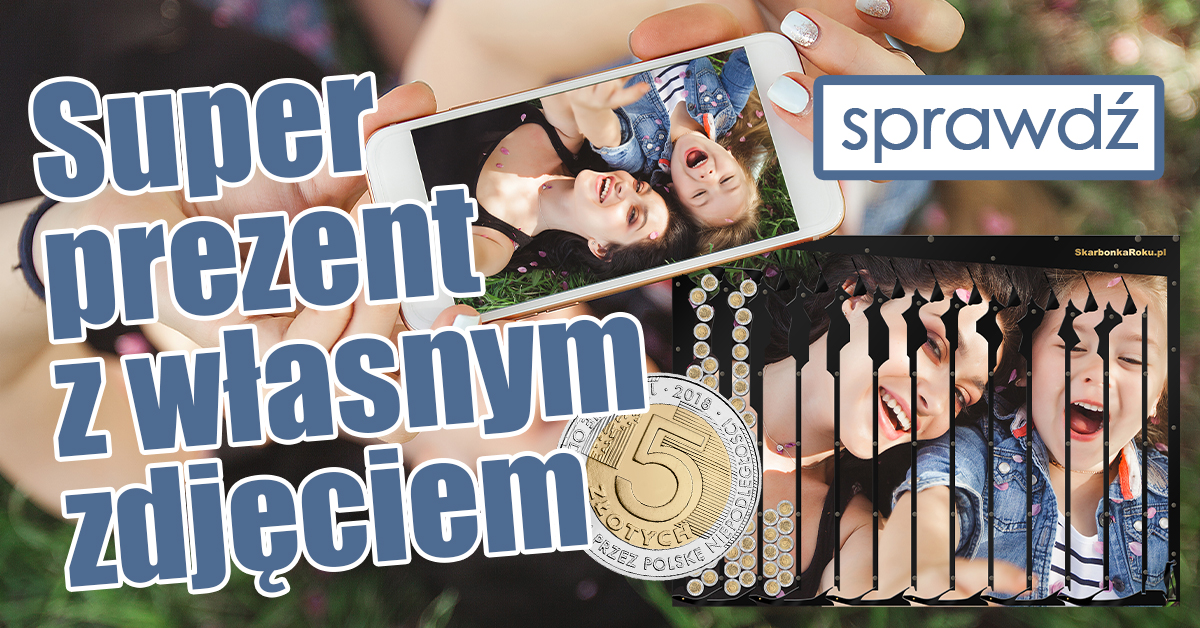 Skarbonka z własnym zdjęciem