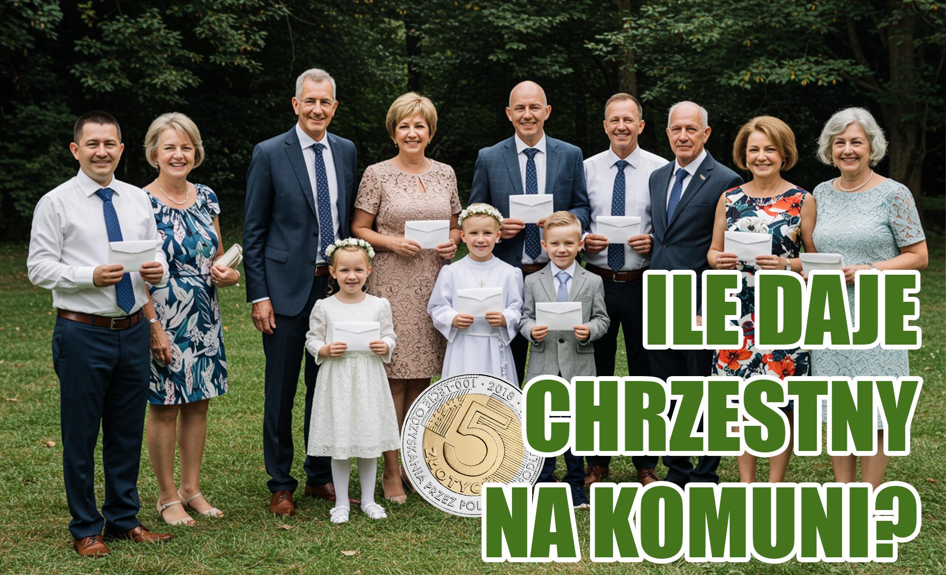 Kto ile daje na komunię?