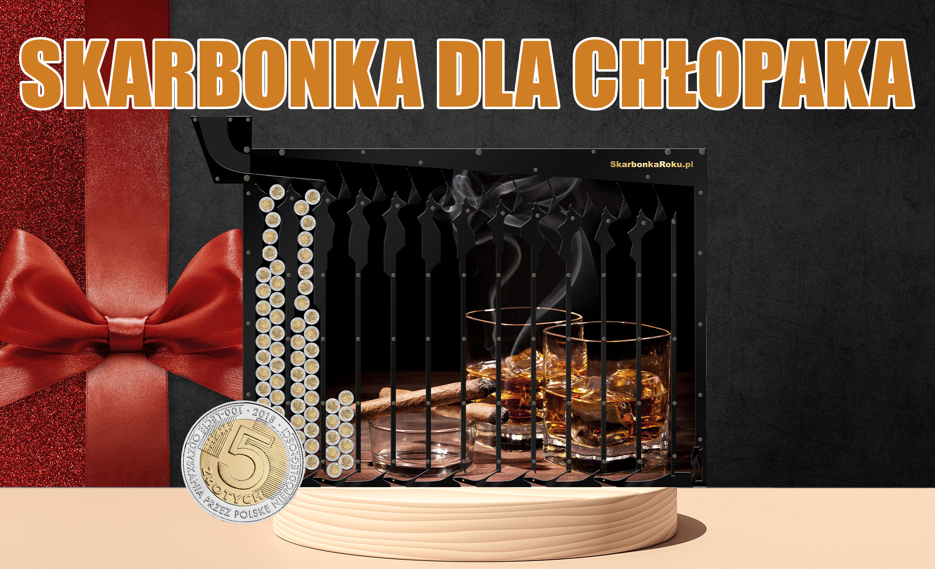 Skarbonka dla chłopaka