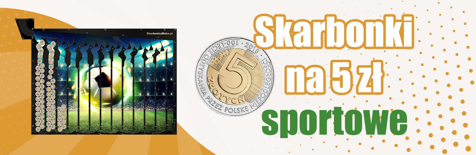 Skarbonki na 5 zł sportowe