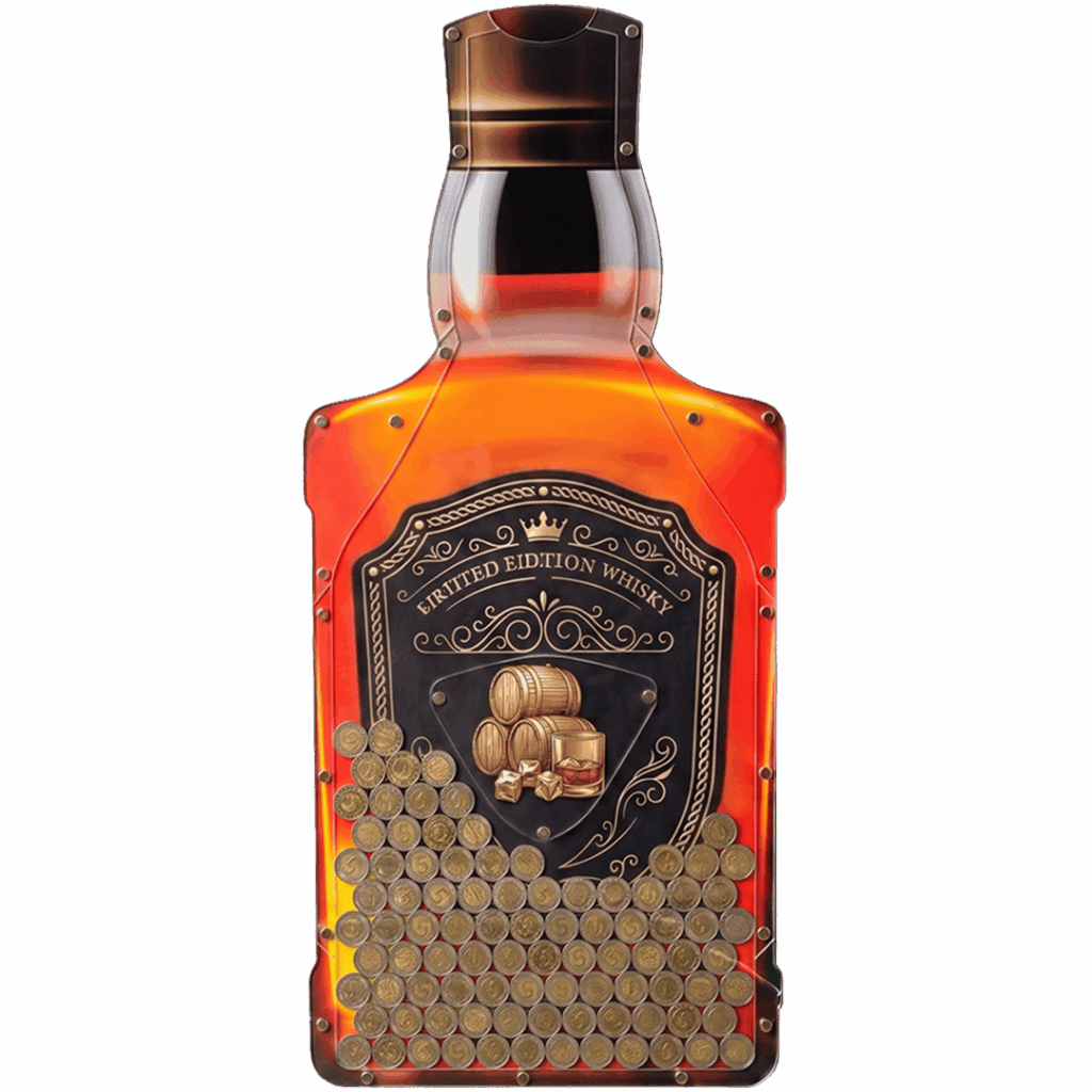 Skarbonka ścienna butelka whisky