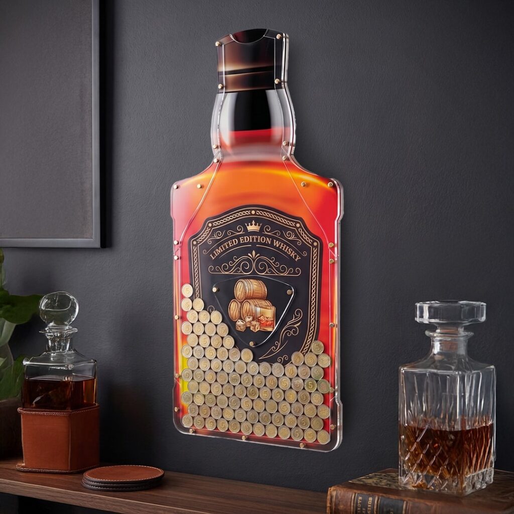 Skarbonka ścienna butelka whisky