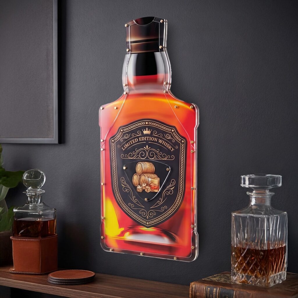 Skarbonka ścienna butelka whisky
