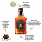 Skarbonka ścienna butelka whisky