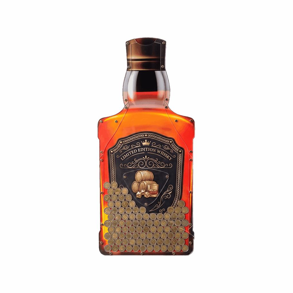 Skarbonka ścienna butelka whisky