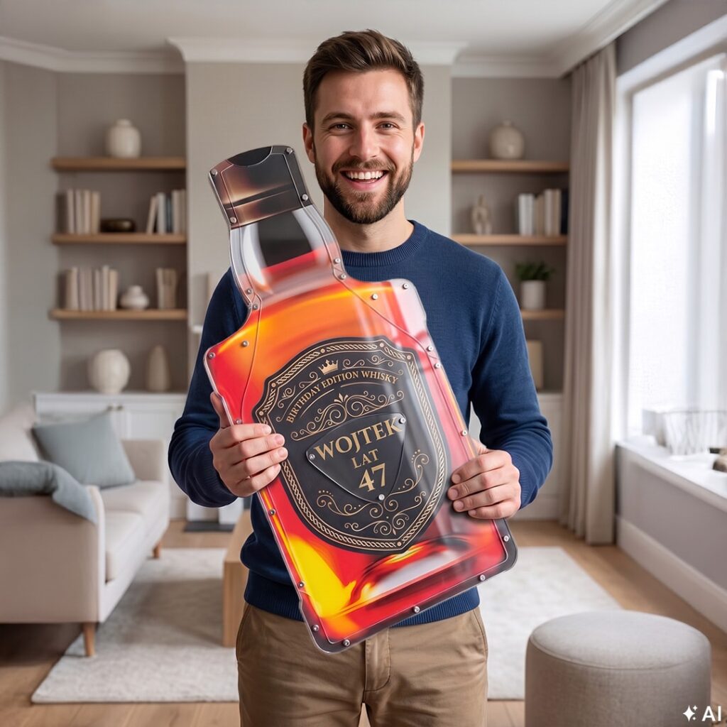 personalizowana skarbonka whisky