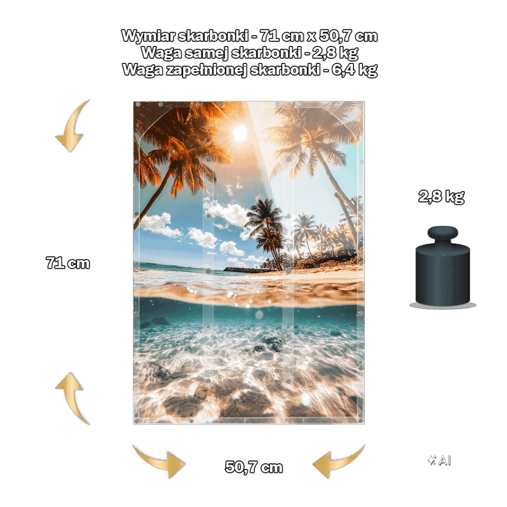 Skarbonka na 5 zł Pionowa Plaża
