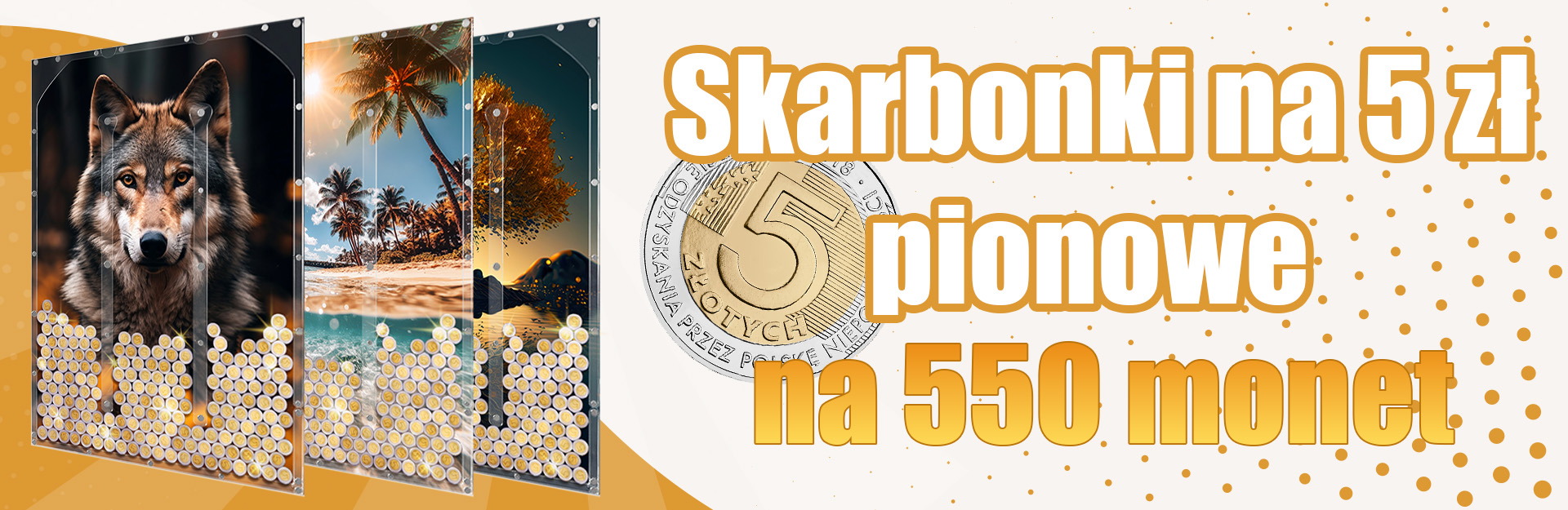 skarbonki ścienne pionowe